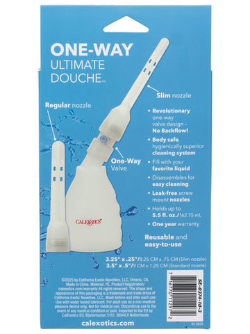 California Exotics One-Way Ultimate Anal Douche - Enemas and Douches