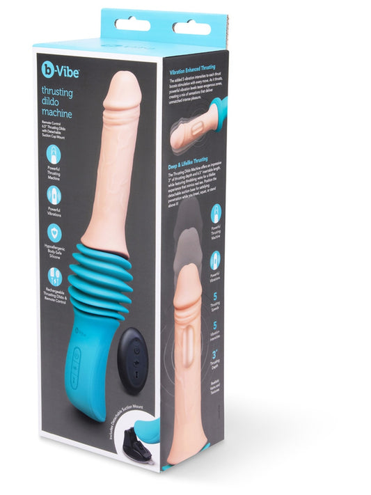 b-Vibe Remote Control Thrusting Dildo Machine Sex Machines