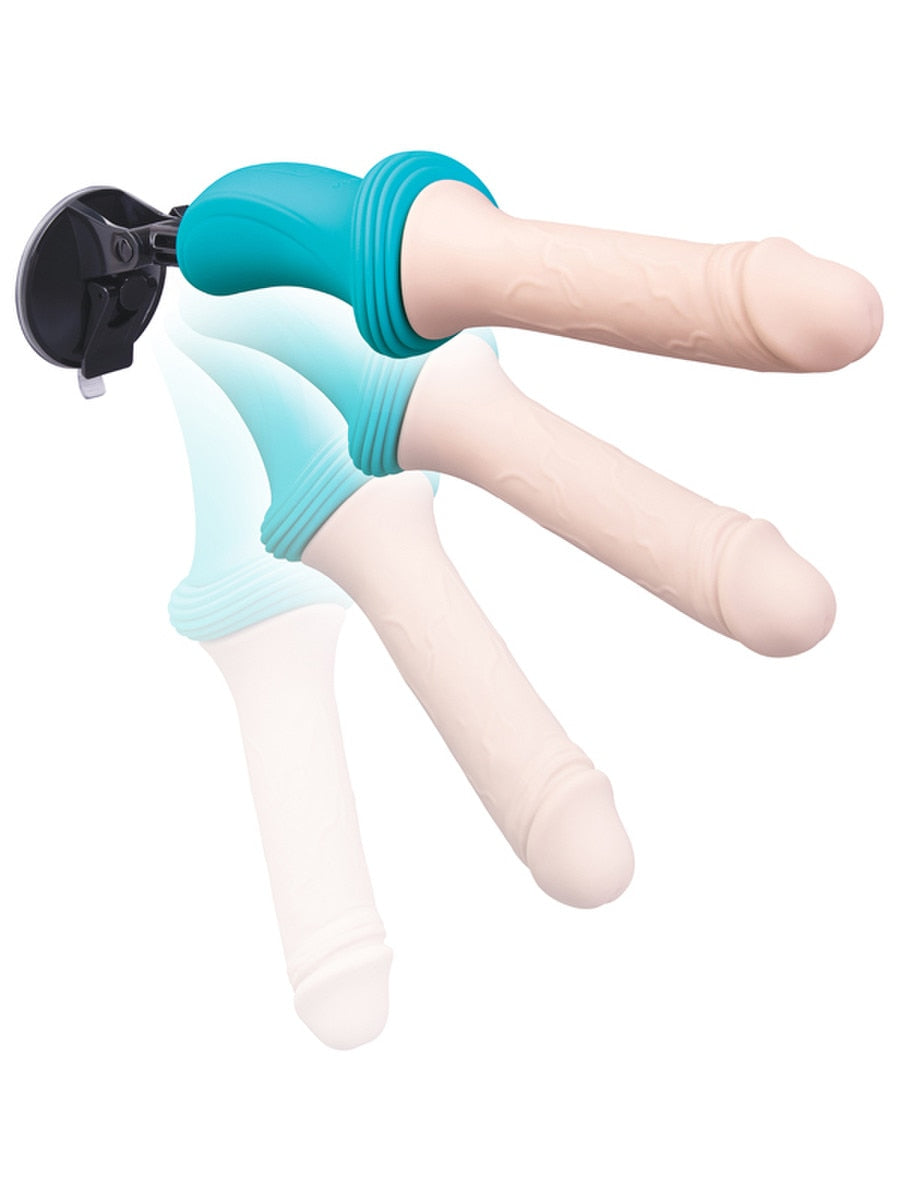 b-Vibe Remote Control Thrusting Dildo Machine - Sex Machines