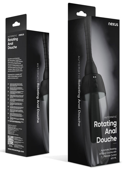 Nexus Automatic Rotating 360 Anal Douche with Remote Enemas and Douches