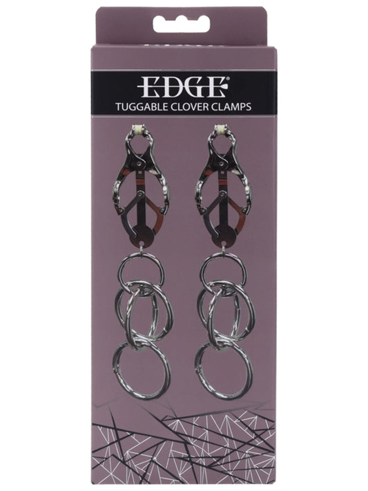 Sportsheets Edge Tuggable Womens Clover Clamps - Nipple and Clit Clamps