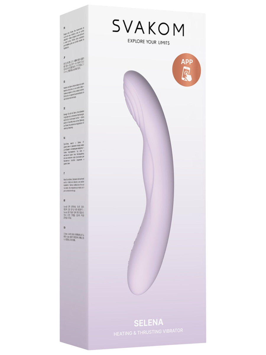 Svakom Selena App-Controlled Heating & Thrusting Vibrator G-Spot Vibrators