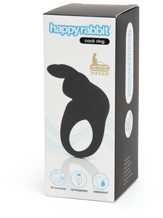 Love Honey Happy Rabbit Rechargeable Rabbit Cock Ring - Vibrating Cock Rings