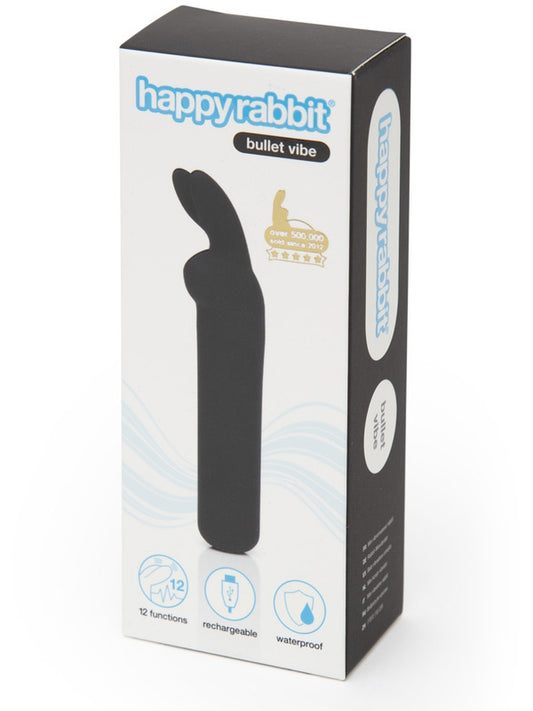 Love Honey Happy Rabbit Rechargeable Rabbit Ears Bullet Vibe - Bullet Vibrators