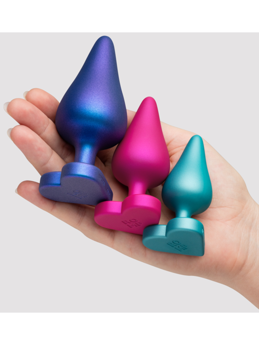 Love Honey Romp Luster Silicone Butt Plugs Set Butt Plugs