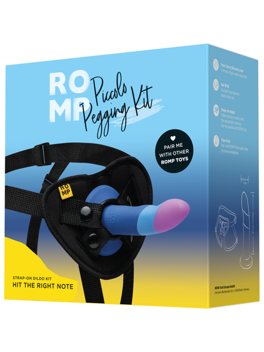 Love Honey Romp Piccolo Strap On Dildo Pegging Kit Strap On Sextoys