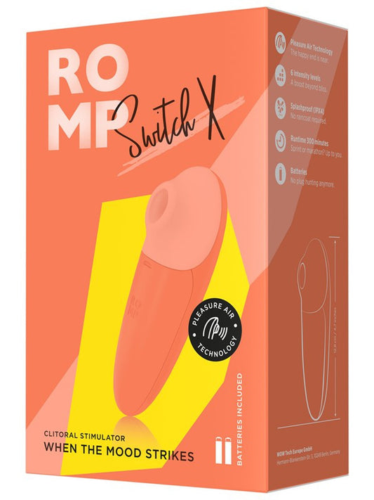 Love Honey Romp Switch X Compact Clitoral Stimulator Clit Ticklers and Pulsators