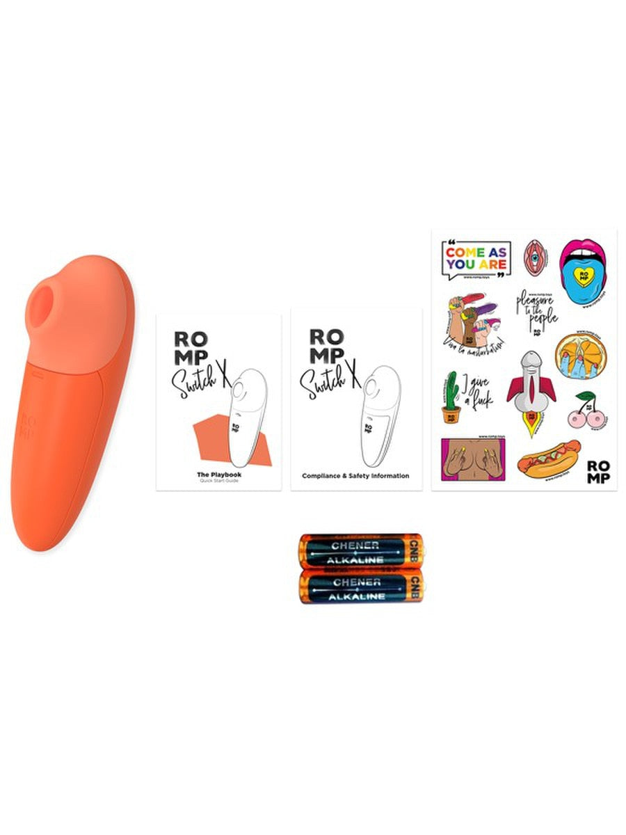 Love Honey Romp Switch X Compact Clitoral Stimulator - Clit Ticklers and Pulsators
