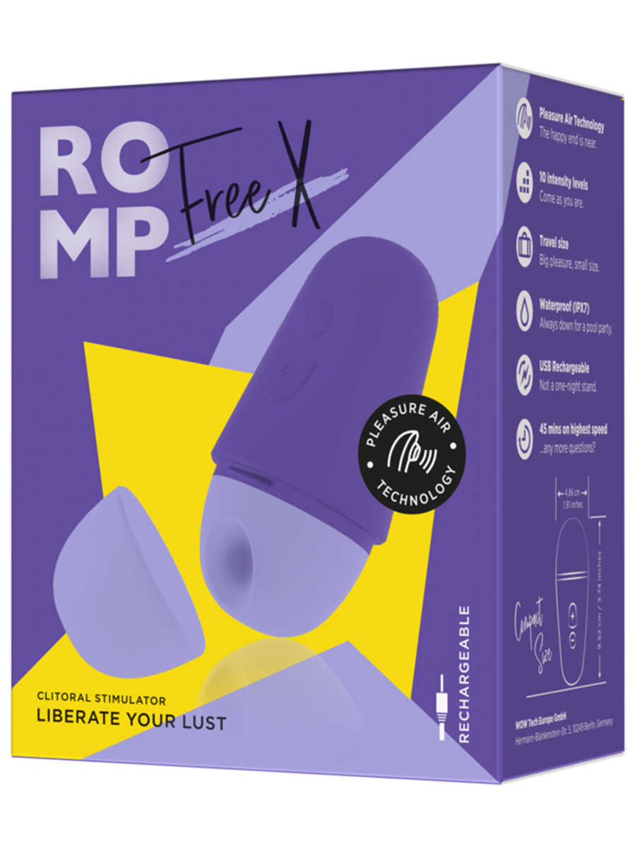Love Honey Romp Free X Clitoral Suction Massager Clit Ticklers and Pulsators