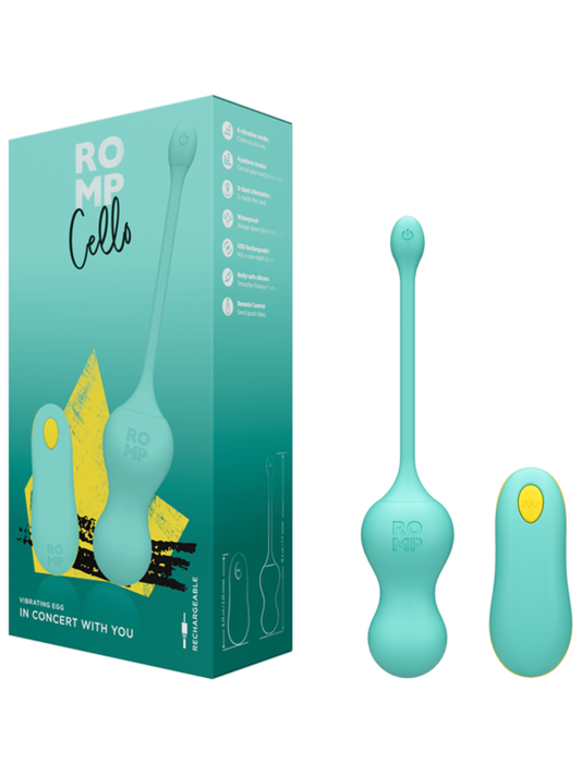 Love Honey Romp Cello Remote Control Vibrating Egg Love Eggs and Kegel Exercisers