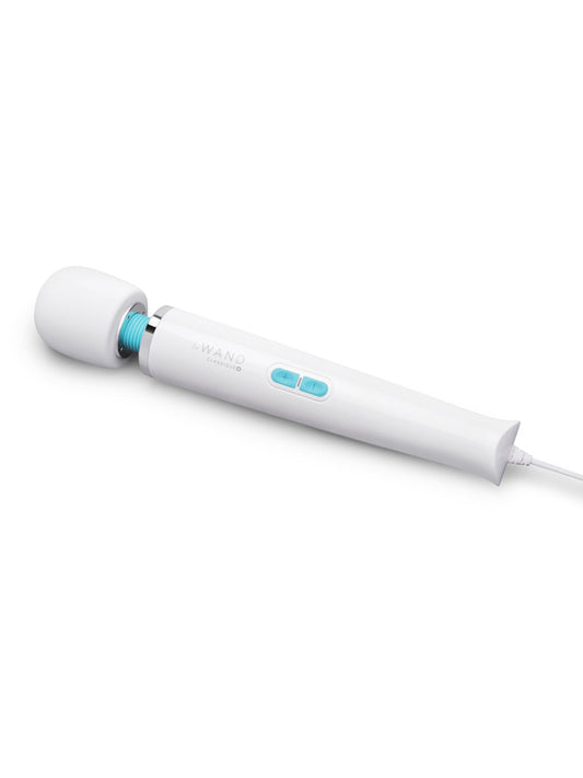 Le Wand Classique Plug In Body Wand Massager White Body Wands