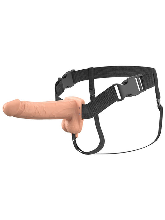 Pipedream Fantasy X-Tensions Elite 7 inch Hollow Strap-On - Strap On Sextoys