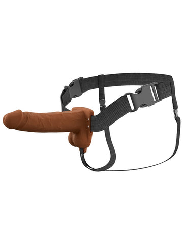 Pipedream Fantasy X-Tensions Elite 7 inch Hollow Strap-On - Strap On Sextoys
