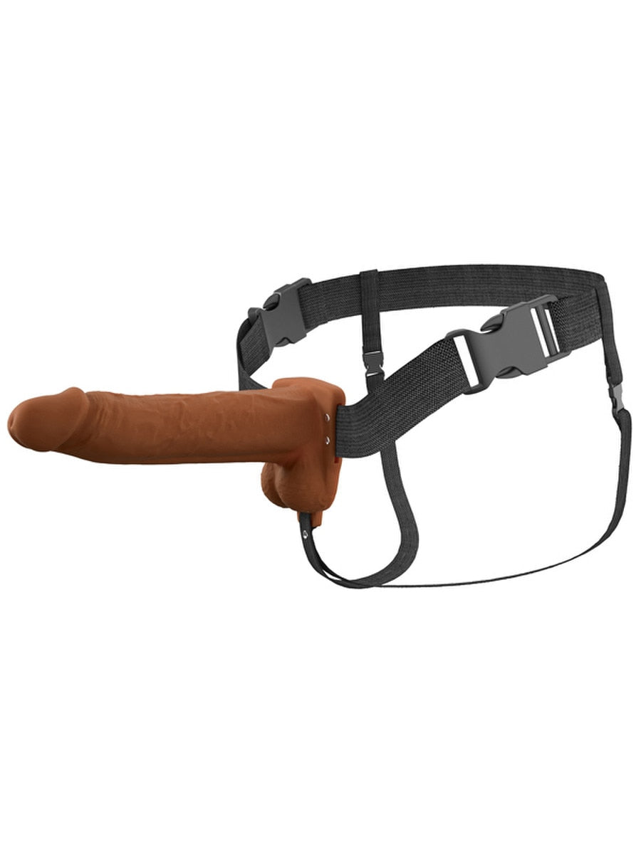 Pipedream Fantasy X-Tensions Elite 8 inch Silicone Strap-On - Strap On Sextoys