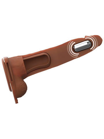 Pipedream Fantasy X-Tensions Elite 8 inch Silicone Strap-On - Strap On Sextoys
