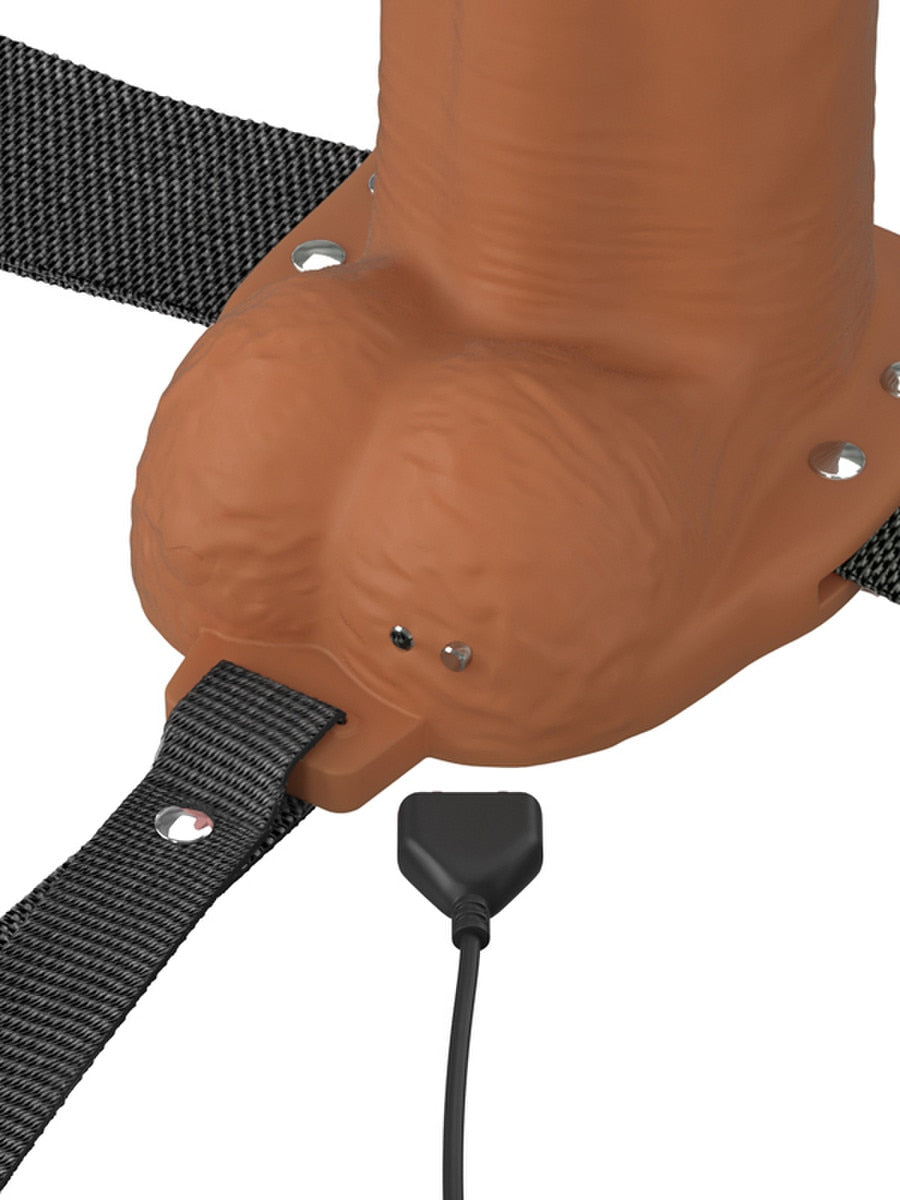 Pipedream Fantasy X-Tensions Elite 8 inch Silicone Strap-On - Strap On Sextoys