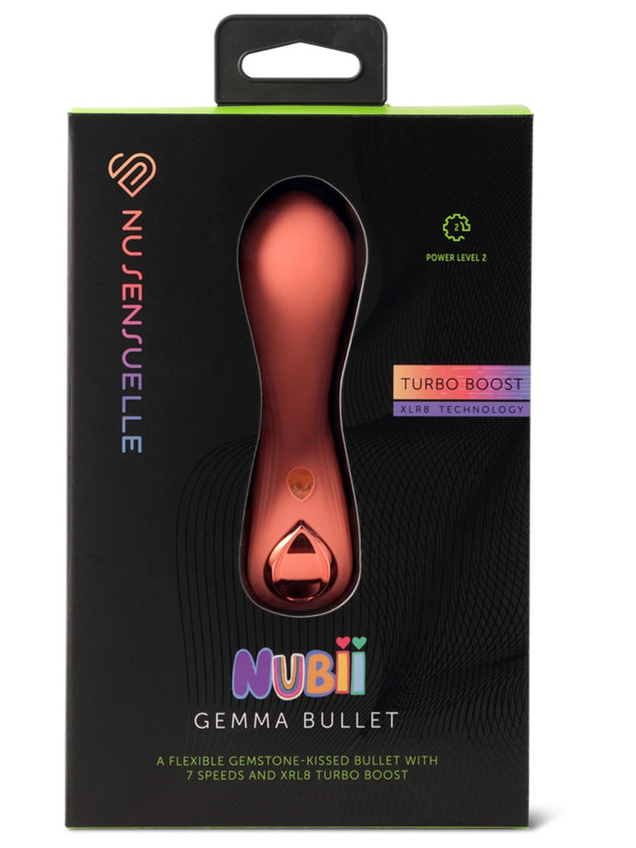 Nu Sensuelle Gemma Nubii Flexible Bullet Massager - Bullet Vibrators