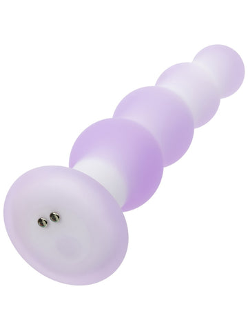 CalExotics Lavender Haze Beaded Curved Anal Probe