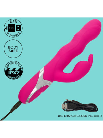 Enchanted Wave Action Bunny Rabbit Vibrator by CalExotics