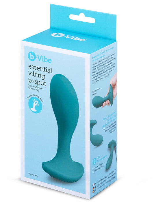 b-Vibe Essential Vibing P-Spot Silicone Plug - Prostate Toys