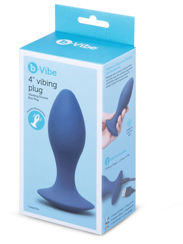 b-Vibe 4 Inch Vibing Silicone Prostate Plug