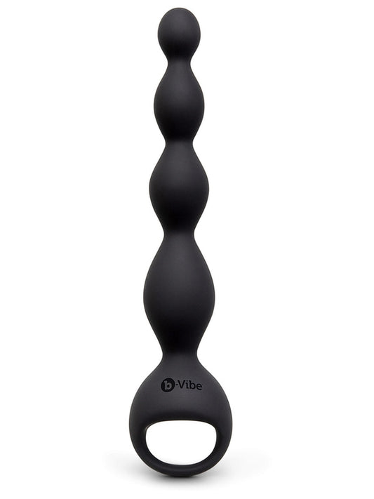 b-Vibe 6.5 Inch Vibing Tapered Silicone Anal Beads - Anal Beads and Balls