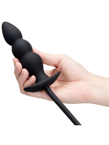 b-Vibe Beaded Silicone Inflatable Anal Plugs