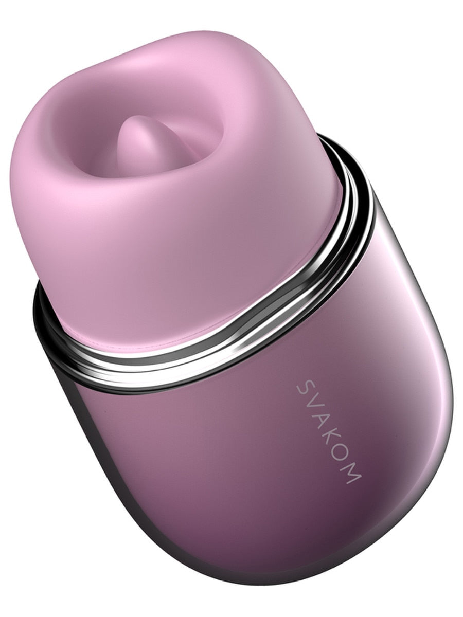 Svakom Klitty Dual Action Licking and Suction Massager - Finger and Tongue Vibrators