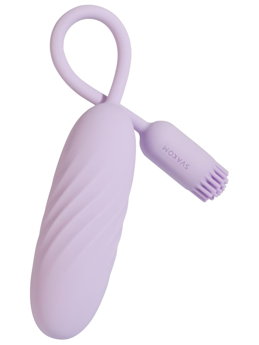 Svakom Plume Flexible Brush Tail Bullet Vibrator - Bullet Vibrators