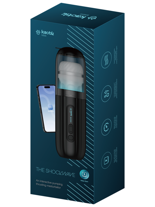 Svakom The Shockwave Pumping Thrusting Male Masturbator - Masturbators and Strokers