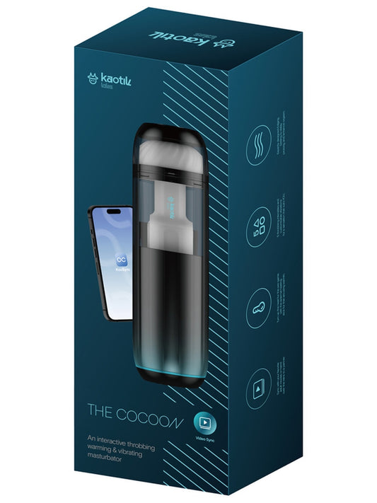 Svakom The Cocoon Warming and Vibrating Male Masturbator - Masturbators and Strokers