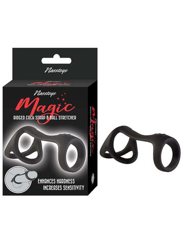 Nasstoys Magic Ridged Cock Strap and Ball Stretcher