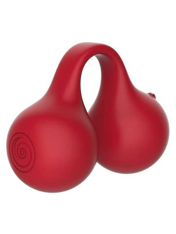 Snail TWINN Finger Vibrator Cherry NO APP by Svibe