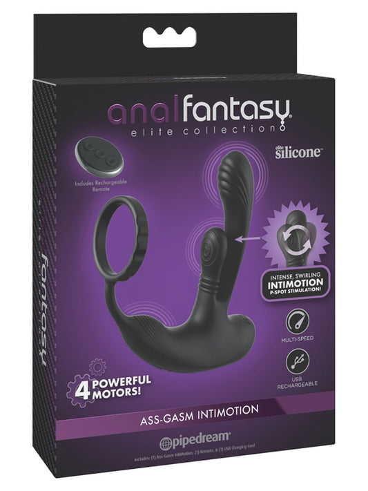 Pipedream Anal Fantasy Elite Ass-Gasm intiMotion P Spot Vibe - Prostate Toys
