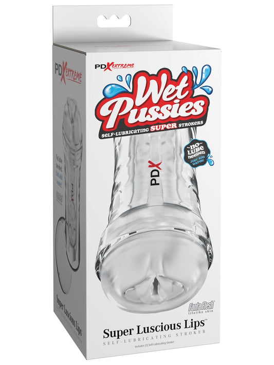 PDX Extreme Wet Pussies Super Luscious Lips Stroker - Masturbators and Strokers