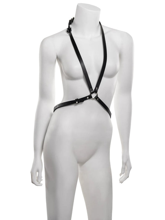 Sportsheets Sex and Mischief Shadow BDSM Play Body Harness - Cuffs And Restraints