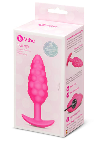 Bump Texture Vibrating Butt Plug by B-Vibe