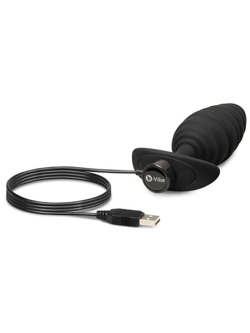 Twist Texture Vibrating Anal Plug by B-Vibe