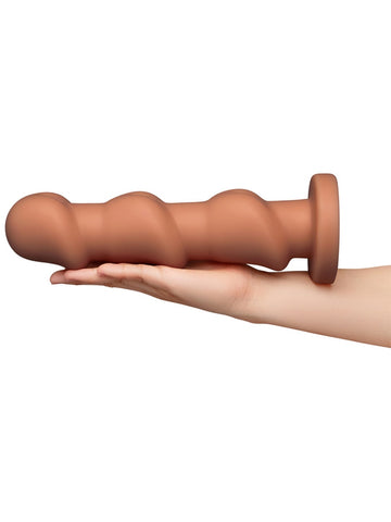 Headz 10.5 Inch Multi-Bulb Dildo With Flared Base by B-Vibe