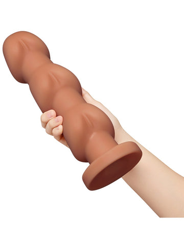 Headz 10.5 Inch Multi-Bulb Dildo With Flared Base by B-Vibe