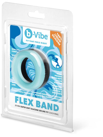 Flex Band 30 Mm Stretchy Silicone Cock Ring by B-Vibe