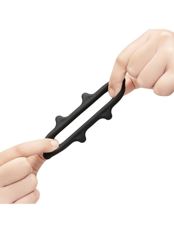 Flex Ring Spike Stretchy Silicone Cock Ring by B-Vibe