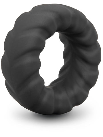 Flex Ring Tread Mens Silicone Cock Ring by B-Vibe