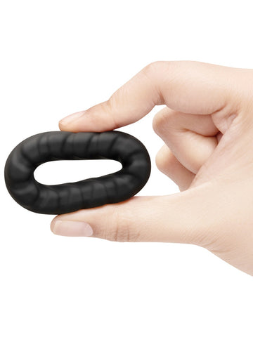 Flex Ring Tread Mens Silicone Cock Ring by B-Vibe