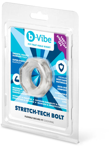 Stretch-Tech Bolt Ultra Stretchy Cock Ring by B-Vibe