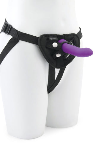 Duo 2Pc Silicone Dildo & Harness Set by Together