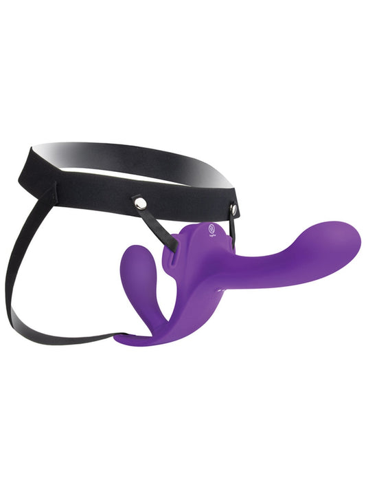 Lock-In Dual-Ended Vibrating Strap-On Set by Together