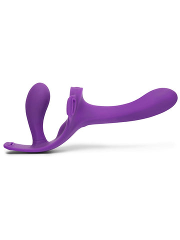Lock-In Dual-Ended Vibrating Strap-On Set by Together