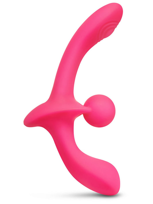Double Tap Vibrating Strapless Strap-On Set by Together