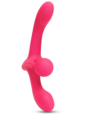 Double Tap Vibrating Strapless Strap-On Set by Together